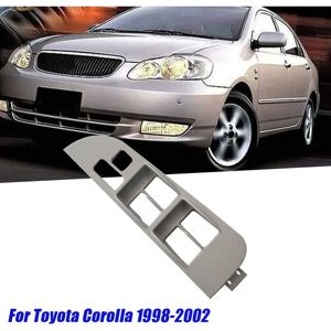 Tlily - Car Driver Master Power Window Switch Bezel Trim Panel Gray 74232-02060-B0 C0 E0 for Toyota Corolla 1998-2002 4820-AA011