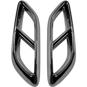 Tlily - Car Exhaust Pipe Trim Cover Stickers for Mercedes-Benz cle Coupe C236 2024+ amg Car Tail Throat Decor Frame Silver