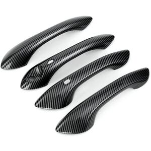 TLILY Car Exterior Door Handle Cover Trim for Chevrolet Trax Seeker 2023 2024 Accessories (ABS Carbon Fiber)