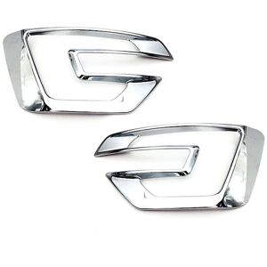 Tlily - Car Front Bumper Fog Lamp Cover Fog Light Trim for Ford Explorer 2016 2017 Accessories 2PCS Silver