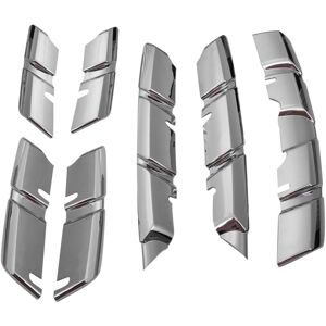 Tlily - Car Front Grille Cover Trim Molding Chrome Abs Protector Sticker for Kadjar 2015 2016 2017