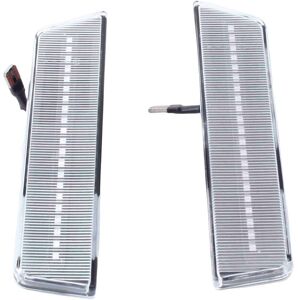 TLILY Car Front led Side Fender Reflector Marker Lamp Parking Warning Light for Dodge Challenger 2007-2014 Transparent