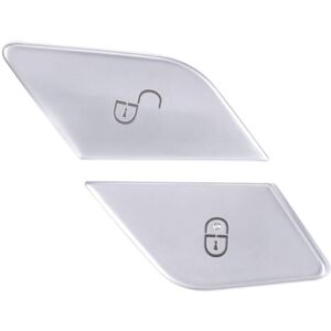 TLILY Car Front Right Door Lock Switch Button Cover 2059055151 for W205 W447 W213 RHD Silver