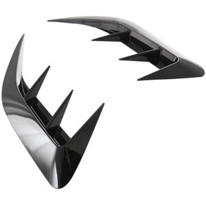 Tlily - Car Glossy Black Rear Bumper Splitter Spoiler Rear Canard Air Vent Trim for Lexus NX260 NX350h 2021 2022