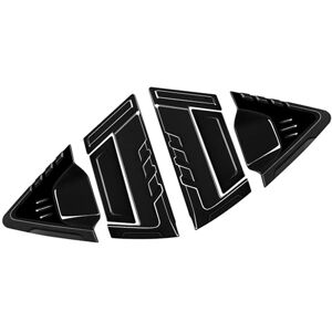 Tlily - Car Glossy Black Rear Window Triangle Louver Shutter Cover Trim Window Side Vent Trim for Honda hrv hr-v Vezel 2021 2022