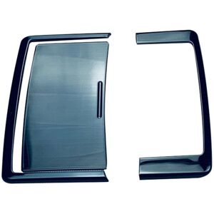 Tlily - Car Glossy Black Stainless Steel Interior Front Reading Light Lamp Cover Trim Sticker for Mitsubishi Outlander 2022 2023