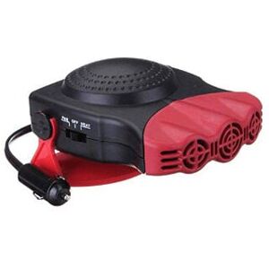 CYSLMUK Car Heater, 2 in 1 Fast Heating with Heating and Cooling, Anti-Fog, 12V, 150W, 3 Socket Cigarette Lighter, Red