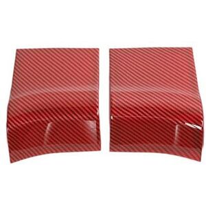 Tlily - Car Inner Door armrest Handle Panel Cover Trim Decor sticker for Ford F150 2-Door 2015-2020 Accessories,Red carbon fiber