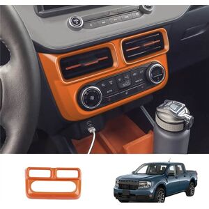 Tlily - Car Interior Air Conditioning Vent Cover Trim for Ford Maverick 2022 2023 Central Control ac Outlet Frame Vent Sticker