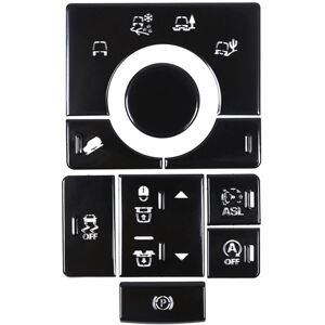 TLILY Car Interior Trim Center Console Terrain Mode Adjustment Button Sticker for Land Range Sport 2014-2016