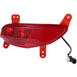 TLILY Car Left Rear Bumper Fog Light Parking Warning Reflector Taillights without Clip For Hyundai Santa Fe IX45 2013-2015
