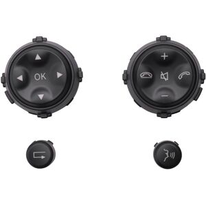 Tlily - Car Multifunction Steering Wheel Button For - W221 S-Class S280 S300 S350 S400 Black