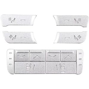 Tlily - Car Rear Air Conditioning Seat Adjustment Button Cover Decoration Sticker for Jaguar xj 2010-2019