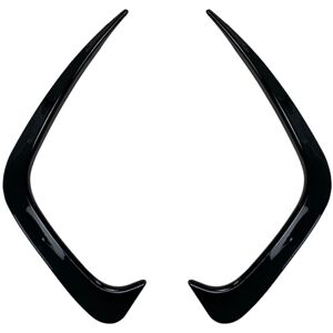 Tlily - Car Rear Bumper Side Canard Cover Trim Splitter Wing Spoiler for - G20 G28 2019 2020 2021 Bright Black