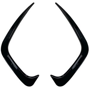 Tlily - Car Rear Bumper Side Canard Cover Trim Splitter Wing Spoiler for - G20 G28 2019 2020 2021 Bright Black