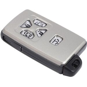 Tlily - Car Smart Card Remote Key Shell Case Fob 5 Button For Alphard Estima Vellfire