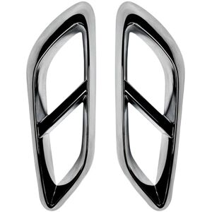 Tlily - Car Tail Throat Decor Frame for Mercedes-Benz e W214 2024+ Car Exhaust Pipe Trim Cover Stickers Silver