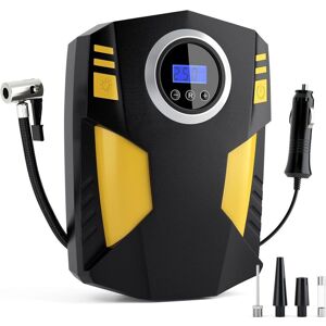 GOTRAYS Car Tire Inflator, 12V Portable Car Air Compressor, Autonomous Electric Tire Inflator with Cigarette Lighter Socket for