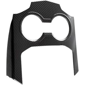 Tlily - Carbon Fiber Car Central Gear Shift Knob Panel Frame Cover Trim for Land Cruiser 300 LC300 2022-2023