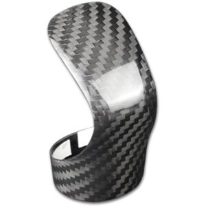 Tlily - Carbon Fiber Car Gear Shift Knob Cover Trim For Lexus nx NX200t es 200 rx 450h is GS(black)