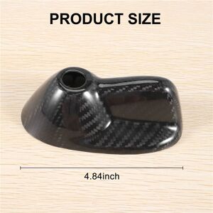 TLILY Carbon Fiber Car Roof Fin Antenna Decal Aerials Decoration Cover for R55 R56(Black)