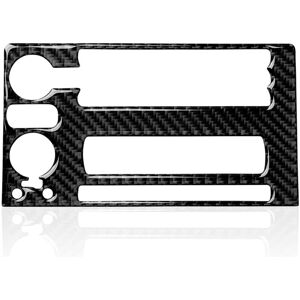 Tlily - Carbon Fiber Central Air Outlet Cover Trim Sticker Decal for Chevrolet Corvette C6 2005 2006 2007 Interior Accessories