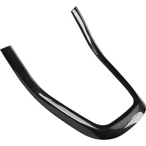 Tlily - Carbon Fiber Central Console Gear Shift U-Type Cover Trim Frame for Golf 6 MK6 2008-2012 Accessories