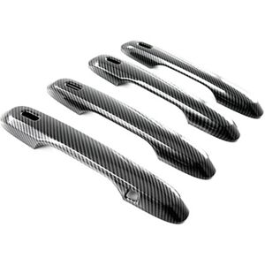TLILY Carbon Fiber Exterior Door Handle Cover&Door Bowl Car Sticker Outside Accessories Trims for Lexus 350 RX350H 500 2023+