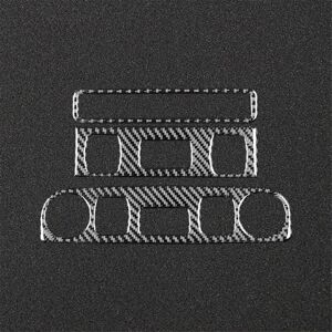 Tlily - Carbon Fiber for Audi tt 8N 2001-2006 Car Roof Reading Light Panel Cover Trim Decals Sticker Interior Accessories