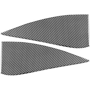 TLILY Carbon Fiber for Mach-E 2021-2024 Car Dashboard Side Panel Cover Trim Sticker Interior Accessories