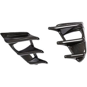 Tlily - Carbon Fiber Front Bumper Fog Light Cover Fog Light Bezel Covers Fog Lamp Grille for Toyota GT86 2017-2019