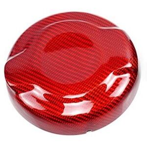 TLILY Carbon Fiber Gas Tank Fuel Tank Cap Cover for Mini Cooper S JCW F55 F56 F57 Fuel Cap Accessories(Red)