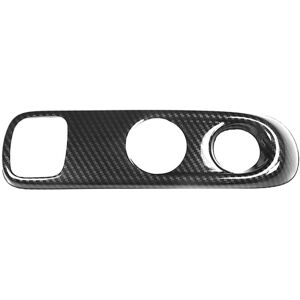 TLILY Carbon Fiber Gear Shift Knob Panel Frame Cover Trim for - Smart 451 Fortwo Car Interior Styling