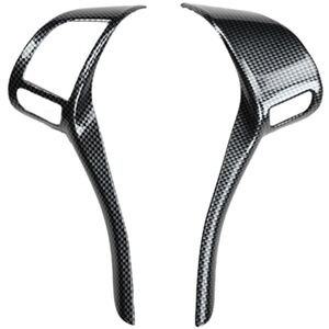 Tlily - Carbon Fiber Steering Wheel Switch Button Cover Cap Strip Trim For Nissan qashqai j11 X-Trail Teana Altima 2013-2018
