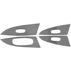 Tlily - Carbon Fibre Window Lift Switch Button Cover Trim for Nissan Sentra Sylphy 2016-2019 Accessories