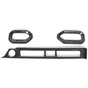 Tlily - Center Console Dashboard Air Outlet Frame Trim for Pilot 2023 2024 Accessories Carbon Fiber