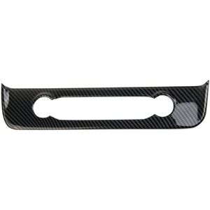 Tlily - Central Adjustment Button Panel Cover Trim for Ford Maverick 2022+ Accessories abs Carbon Fiber