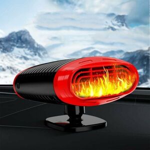 SEENLIN Car Heater, Portable Upgrade 120W 12V Windshield Fast Heating Defogger Defroster Defog and Cooling 2 in 1 Car Fan, Plug into Cigarette Lighter with