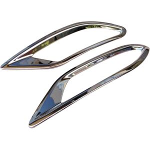 Tlily - Chrome Rear Bumper Fog Reflex Light Cover Trim Molding Lamp Garnish for vezel -v 2014-2019