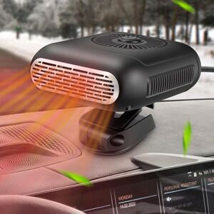 CSPARKV Car Heater, 12V 200W Portable Car Heater Cigarette Lighter 2 in 1 Heating Cooling Fan Windshield Defroster