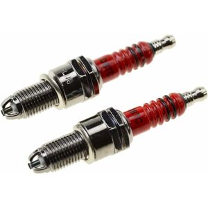 TINOR D8TC Spark Plug with 3 Electrodes Replacement for 4 Stroke 125cc 150cc 200cc 250cc ATV Dirt Bike Go Kart Moped Scooter Pack of 2