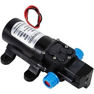Tinor - dc 12V 5L/min High Pressure Self Priming Diaphragm Water Pump with Built-in Pressure Switch for Car Washing, Boat Cleaning, Garden Watering