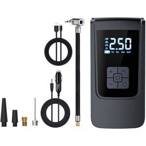 TLILY Digital Display Air Compressor Tire Inflator Cordless for Car Bicycle Pump Portable Inflation C