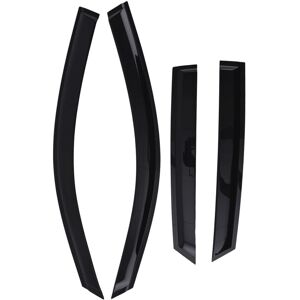 MAXPEEDINGRODS Door Rain Shield Guards for Audi Q3 2011-2018 Outside Mount 4PC Tinted Set