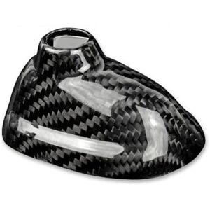 TLILY Dry Carbon Fiber for Mini Cooper R55 R56 Accessories Car Roof Shark Fin Antenna Signal Aerials Cover Trim