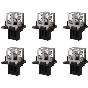 Tlily - 6X Electronic Fan Module Car Cooling Speed Control Module Resistance Controller for Ford Fiesta 2015 8V5 18L 603AA