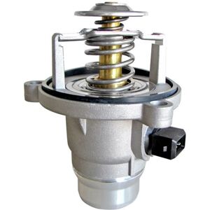 Tlily - Engine Coolant Thermostat Housing Assembly for bmw X5 X6 545I 550I 650I 750I 760I 11537586885