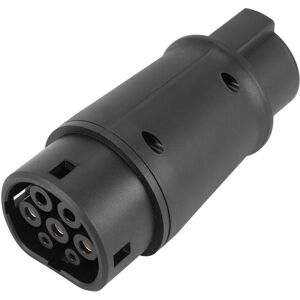 TLILY Evse ev Adaptor 32A J1772 Type 1 to 2 Plug Adapter, Electric Cars Vehicle Charger Charging Connector