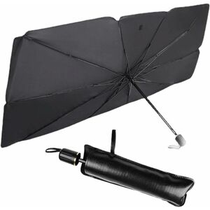 TONCHEAN Foldable Car Windshield Sun Shade Umbrella, Car Front Windshield Sunshade Umbrella, Car Front Window Sunshade Cover with 7 Layers Nano Insulation, 140