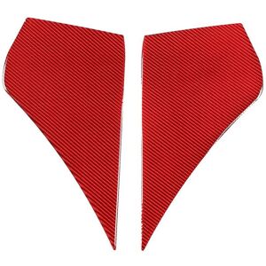 Tlily - For 11th Honda Civic 2022 Carbon Fiber Car Front Inner door Panel Sticker Door armrest Cover Trim Decal Accessories,Red